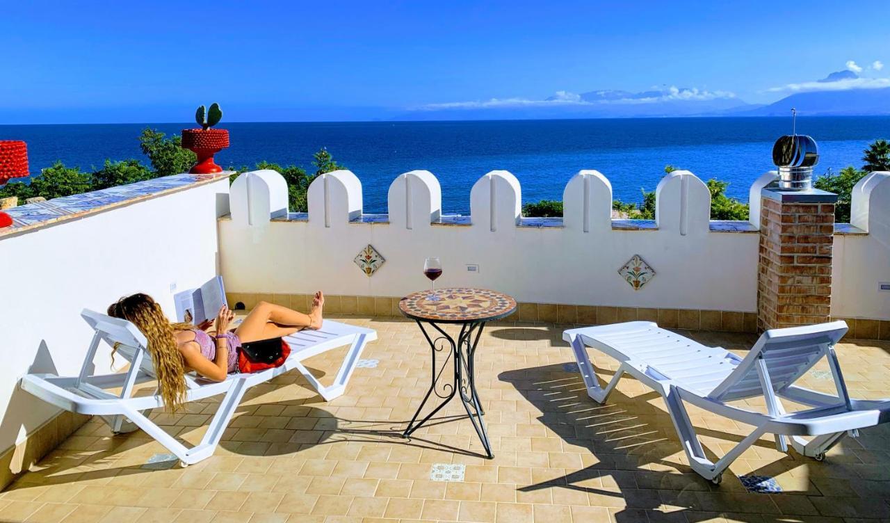 Seafront House Gabbiano Azzurro Appartement Santa Flavia Buitenkant foto