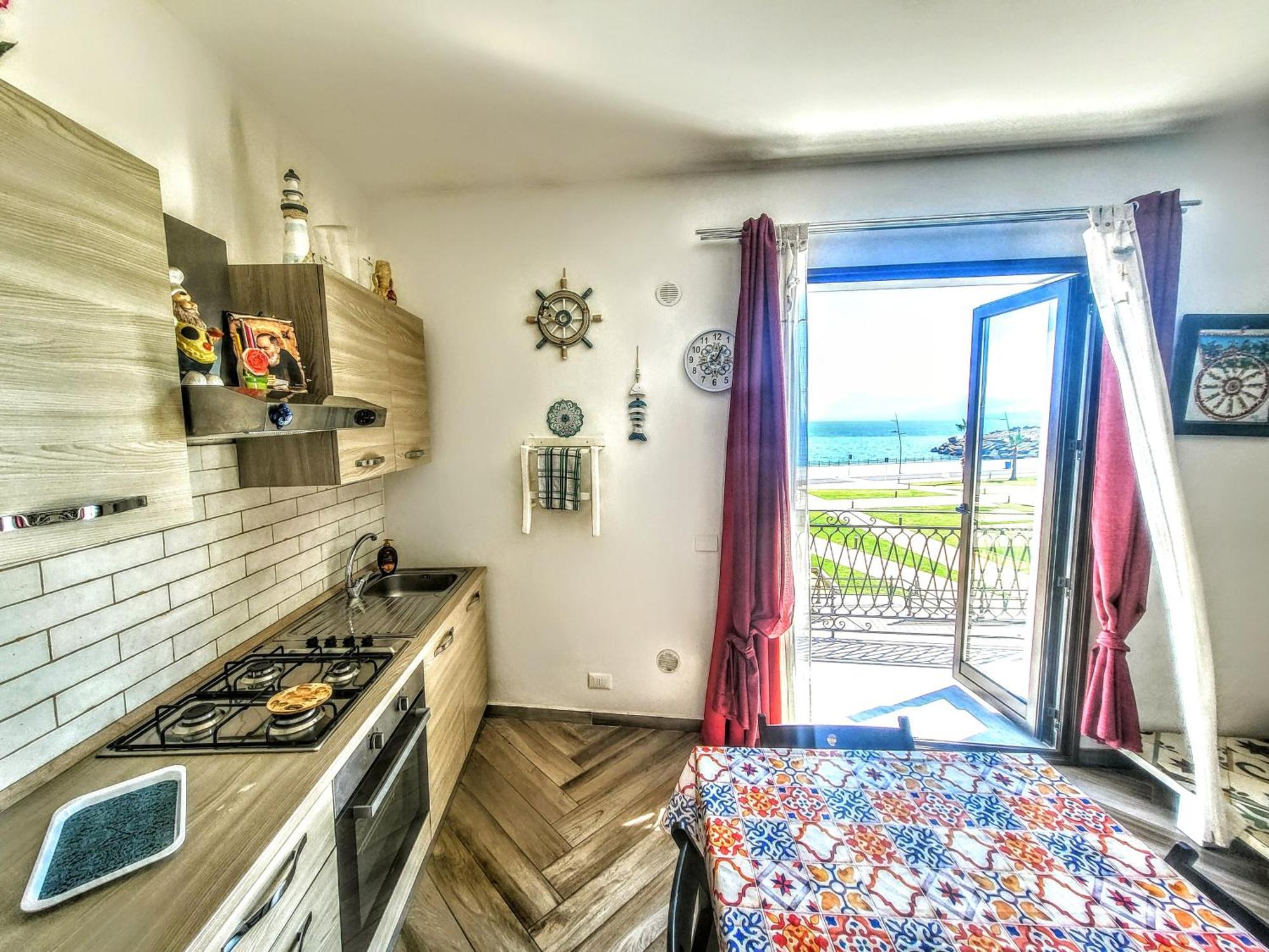 Seafront House Gabbiano Azzurro Appartement Santa Flavia Buitenkant foto